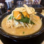 とろこく味噌らーめん みそや源兵衛 - 野菜味噌ラーメン　麺大盛り