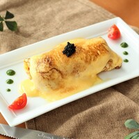 鱈のブランダード クレープ包み～オランデーズソース～