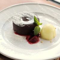 フォンダンショコラ 季節のソルベ