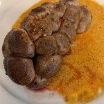 Restaurant Chez Lionel Paris 6 - 仔牛の腎臓、タイカレー風味のソース