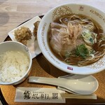 和RA-MEN だし奉行 - 塩和出汁らーめんランチ鶏天セット