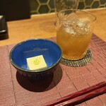 プラチナフィッシュ おもてなし Kakure - お通しの蟹味噌豆腐から絶品でした！
