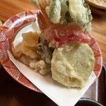 御手打ちそば やま本 - 天麩羅