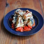 ズッキーニのフリット　ラタトゥイユ添え