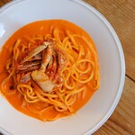 渡り蟹のトマトクリーム