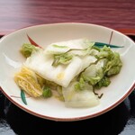 炭焼うな富士 - 香の物