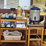 さつまいも農カフェきらら - お茶はセルフでした◎