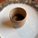 Restaurant Naz - すっぽん出汁と香茸のスープ、発酵ごぼうのニョッキ