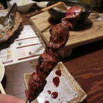 炭火焼鳥と秋田海鮮居酒屋 福ト屋 - レバーたれ