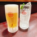 お食事処 しろま - オリオンビールとシークワーサー杯です