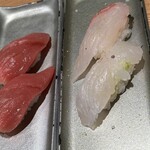 四季 花まる - 本鮪赤身、真鯛ゆず塩