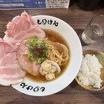 盛田軒 - ホタテのバターしょうゆレア2枚＆ごはん