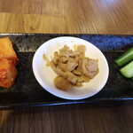 東京中目黒炭火焼肉ホルモンまんてん - 小皿
