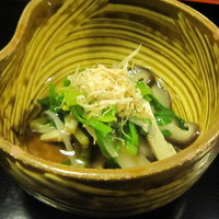葉山 日影茶屋 - 茶屋膳-先付（柚子浸し）