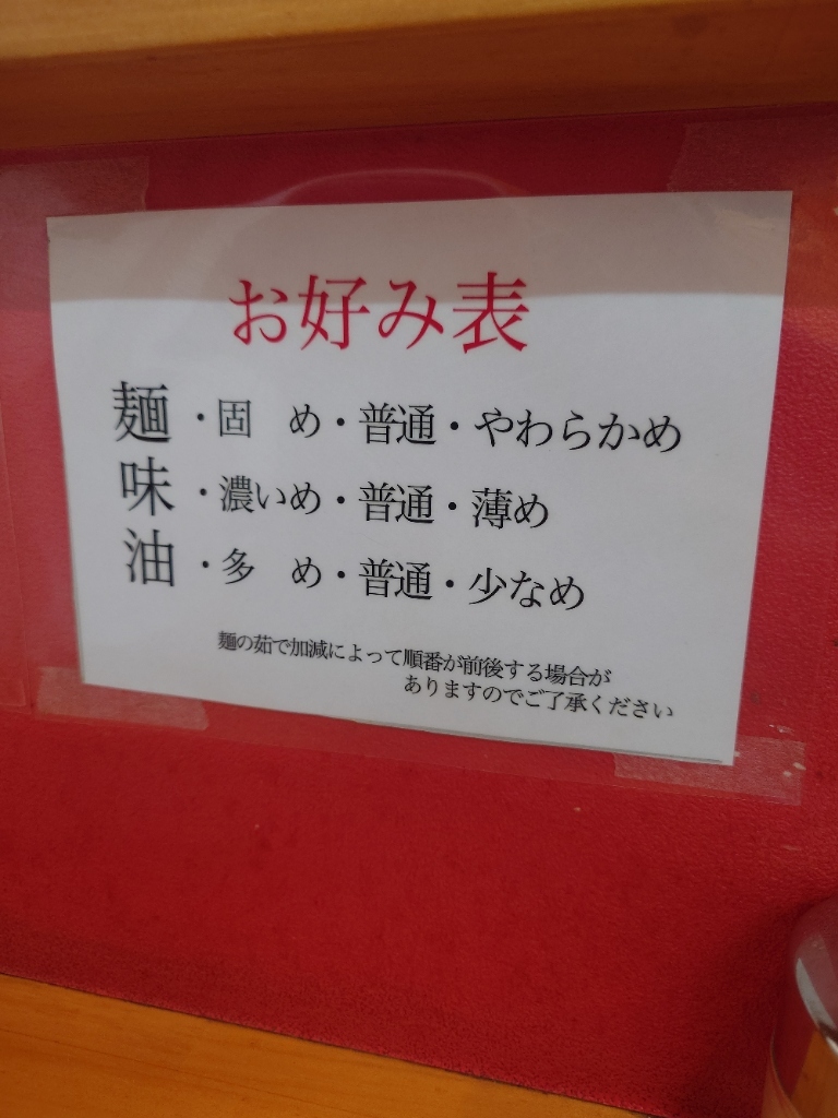 メニュー写真 : 横浜家系ラーメン みと家 - 水戸市その他/ラーメン