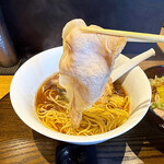 らぁ麺や 嶋 - 豚モモ肉チャーシュー