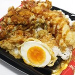 デリカスイト - 料理写真:秋野菜と天海老玉天丼600円