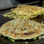 お好み焼き ふじや - ヽ(●´∀`)ﾉ゜ねぎ焼きも好きぃ！