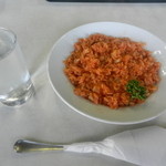 かねこ食堂 - チキンライス（洋食には水が付いてきます）