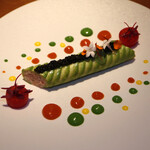 リュストル - ズワイガニとアボガドのカネロニ仕立て キャビア添え