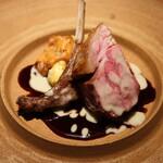 リュストル - オーストラリア産仔羊のロースト 生姜香るマデラソース