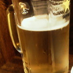 とりビアー - 生ビール男前サイズ(800ml）飲んじゃいました。