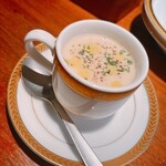 洋風酒場 イタメシ心技体 - 季節のスープ、クチコミみると結構変わる！？わたしはポルチーニキノコのポタージュで、最強に美味しかったです！