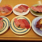 南房総 やまと寿司 - まぐろ3貫　鰻