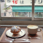 寺崎コーヒー - カスタードクリームマフィン ＆ ラテ Ｓｉｎｇｌｅ☆ 