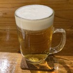 ほっとあわとく - ほっとしあわせセットの生ビール
