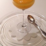 イグレック アサイ - 赤肉メロンのスープ仕立て。