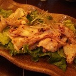 九州の地魚料理 侍 - ヤリイカの刺身のあとのお楽しみ、明太バター炒め-201411月