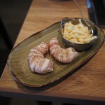 月島もんじゃ・お好み焼き てっぱん - エビ豚ギョプサル