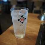 月島もんじゃ・お好み焼き てっぱん - しろソーダ割り