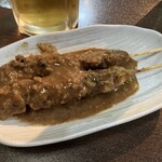 チンタ ジャワ カフェ - サテアヤム：若鶏串ピーナッツソース