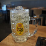 月島もんじゃ・お好み焼き てっぱん - メガ角ハイボール