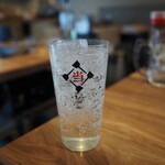 月島もんじゃ・お好み焼き てっぱん - 柚子小町ソーダ割り