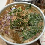 上方レインボー - つけ汁　黒豚煮豚とっぴ