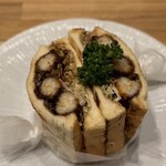 ペリカンカフェ - エビフライサンド