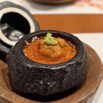 銀座 個室 蟹料理 わだつみ - うにといくらの小丼
