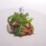 レストラン オオツ - 里芋とキノコ