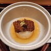 鮨 天使 - 椀もの（百合根饅頭と鰻の銀あんかけ）