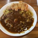 カレーショップ きしばた - 大盛りドラカツの辛口でカツサクもり