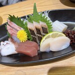 漣 - お造り定食のお造り