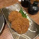 海華軒 - ぎょうざめんち(2個440円)