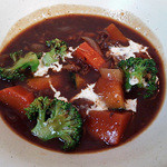 近江牛シチューセット(1,200円）近江牛シチュー・パン・サラダ・ドリンクのセット　