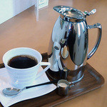 クール ア クール - 近江牛シチューセット(1,200円）近江牛シチュー・パン・サラダ・ドリンクのセットのコーヒー　