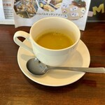 バルバルキッチンアメリ - さつまいも(？)のポタージュ