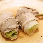 玄品 おでんのカウンター - 豚バラレタス巻き