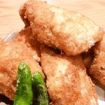 玄品 おでんのカウンター - 皮唐揚げ